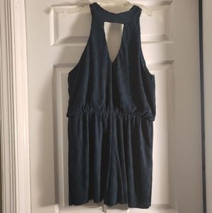 Green Halter Romper NWT